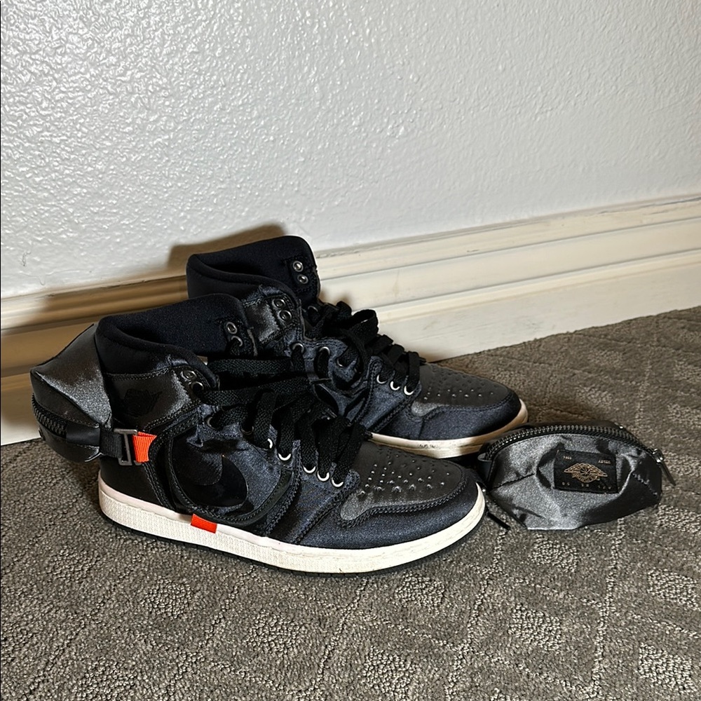 Nike Air Jordan 1 Retro High Utility 'Stash High-Top Sneakers with Pouch.